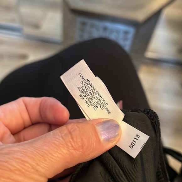 🔥1 hour sale. Victoria’s Secret, black shorts romper, lace on bottom - Picture 7 of 14